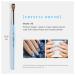 Golden Maple 100% Pure Kolinsky Hair Size 8 Oval Acrylic Nail Brush Set - Blue Wood Handle, Professional Manicure Tool for DIY Salon - Buy Online on SooperMarket.com