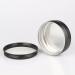 Zeoabsy 10 Pieces 100ml Matte Black Aluminum Empty Jars - Round Doses with Screw Cap for International Shipping - Buy Online on SooperMarket.com