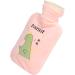 Spiral Hot Water Bottle 500ml - Cartoon Dinosaur Leak-Proof Heating Pad for Sore Muscles (Pink) - International Shipping - Buy Online on SooperMarket.com