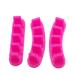 Rolabling 3pcs Nail Art Tips Practice Display Stand Tool for Gel Nail Polish DIY Nail Training Fingernail Display DIY Manicure Tool With 10 pcs False Nail Tips(Rose)