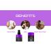 Lorenti Barber Aftershave Cologne 150ml | Men Aftershave Spray Long Last (Purple) - Buy Online on SooperMarket.com