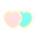 Waxing Sponge Painless Hair Removal Depilation Sponge Painless Hair Removal Women Waxing Polishing Buffing Sponge Hair Removal Pad Depilatory Skin Care Tool(Love)