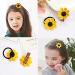 Sunflower Hair Clip Set for Girls - Mini Rubber Bands and Alligator Clips for Kids - Buy Online on SooperMarket.com
