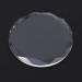 Eyelash Glue Holder Round Crystal Lash Separator Adhesive Glue Pallet Extensions Transparent Glass Gasket Eyelash Stand Spacer for Makeup Art Round Spacer - Buy Online on SooperMarket.com