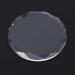 BORDSTRACT Round Crystal Eyelash Glue Holder Lash Separator Adhesive Glue Pallet for Eyelash Extensions Easy to Clean Elegant Design