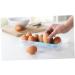 2pcs 10 Eggs Portable Refrigerator Clear Storage Bin with Lid Egg Holder Storage Box re-usable Green 24.5*10.5*7cm - Buy Online on SooperMarket.com