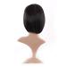 MapofBeauty 12 Fashion Lady Short Straight Bob Wig with Flat Bangs - Natural Black - Buy Online on SooperMarket.com