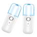 CANIGHT Nano Water Replenishing Instrument USB Charged Humidifier Hand Held Steamer Hydrator White Plastic
