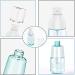 Hairdressing Spray Bottles Set - 30ml 60ml 80ml | Travel Size Cosmetic Atomizers for Makeup & Shampoo - Empty Blue Bottles - Buy Online on SooperMarket.com