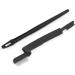 Verdant Touch Folding Eyelash Comb Silicone Eyeliner with Folding Eyelash Comb Black Ergonomic Handle Makeup Tool - Buy Online on SooperMarket.com
