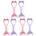 MAGICLULU 6 Pcs Mascara Brush Eyeshadow Makeup Gadgets Silicone Eyeliner Girl Guide