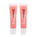 2pcs Lip Plumping Serum Glitter Lip Gloss Makeup Lipgloss Long Lasting Lipstick(02)