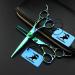 6.0 Inch Professional Japan 440C Hair Cutting Scissors - Salon Quality Blending/Thinning Shear for Barber or Home Use - B-green - Buy Online on SooperMarket.com