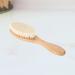 Buy NOLITOY Mustache Brush & Beard Straightening Comb - Wooden Facial Cleansing Brush for Men | Anti-static 15x4x2 CM - Buy Online on SooperMarket.com
