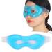 Anti-Fatigue Eye Mask Hot Cold Compress Eye Mask Reusable Cooling Eye Pack for Puffy and Tired Eyes Dry Eyes Dark Circles (Blue)