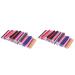 Beaupretty DIY Manicure Supplies 100 Pcs Nail Art Tips Decoration Manicure Nails Stickers Diy Nail Art Supplies Nail Art Stickers Claycanes Sticks Nail Stickers Self Made 3d Polymer