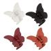 KALLORY 4Pcs Hair Claw Clip Butterflies Back Hair Clamp Holder Clips for Women and Girls 1 count (Pack of 1) Assorted Color