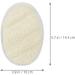 NOLITOY 3pcs Natural Loofah Sponge Set - Exfoliating Bath & Shower Body Brush for Spa Skincare & Makeup Removal - Buy Online on SooperMarket.com