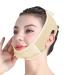 Double Chin Reducer V Line Facial Bandage Adjustable V Shaped Face Mask Soft Chin Strap for Women Chin Tightening and Lifting(Skin Color)