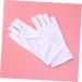 Mikinona Gel Manicure Gloves 1 Pair Anti Uv Glove Nail Half-Finger Gloves Chinese Wooden Pillow Cotton Glove Silicone Ear Display Uv Shield Glove White Manicure Manicure Glove - Buy Online on SooperMarket.com