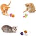 LASOCUHOO 30PCS Interactive Cat Toy Pack - Cat Crinkle Balls, Sparkle Balls, Spiral Springs - Buy Online on SooperMarket.com