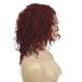 SHIYID Women's Medium Kinky Curly Red Wig - Natural Synthetic Full Wig for African American Style - Buy Online on SooperMarket.com