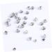 EXCEART 400 Sets Diamond Stud Rivets DIY Crafts Clothes DIY Rivets DIY Luggage Rivets Crystal Leather Goods 0.6X0.6X1CMx2pcs As Shownx2pcs - Buy Online on SooperMarket.com