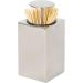 Calakono Stainless Steel Toothpick Holder - Stylish Press Dispenser for Home Bars Clubs & Caf s | International Shipping Available - Buy Online on SooperMarket.com