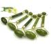 Jade Facial Massage Roller - Natural Anti-Aging Skin Tightening Massager for Face Neck & Eyes | 5.5 Inch Golden - Home Decoration - Buy Online on SooperMarket.com