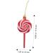 HOLIDYOYO 4pcs Lollipop Pendant Christmas Tree Hanging Peppermint Fake Christmas Candy Lollipops Red Plastic Red 11.60X5.00X1.60CM - Buy Online on SooperMarket.com
