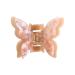 Vctitil Double Layer Butterfly Acetate Hair Claws Hair Clips Ponytail Holders Shark Clip Barrettes Hair Accessories for Women Girl Thin Thick Hair(orange)