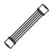 Adjustable Chest Expander Resistance Band Expander Breast Expander Fitness 5 removable breast expander resistance band for home gym shoulder arm muscle training used