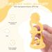 Vicloon Baby Teething Ring - 2PC Silicone BPA-Free Soft Lion Bite Toys for 3+ Months - Dental Aid & Massager - Yellow - Buy Online on SooperMarket.com