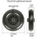 Wheelchair Front Wheel 7Inch Wheelchair Front Wheel Replacement 2Pcs Solid Tire Wheel Wheel Assembly for Wheelchair 5/16" (8 Mm) Bearing/Black/17.5Cm/7Inch 17.5Cm/7Inch Black - Buy Online on SooperMarket.com