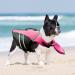 Reflective Dog Life Jacket with Neck Float - High Buoyancy for Swimming - Pink M - Buy Online on SooperMarket.com