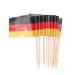 DELIGHTBOX Germany Flag Toothpicks - Package of 100