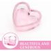minkissy Nail Dappen Cup Heart Shape Dappen Dish Cups Acrylic Nail Dish Bowl Monomer Dish Glass Decorative Nail Brush Cup Manicure Tool Supply Pink - Buy Online on SooperMarket.com