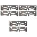 Beavorty 6 Pcs Eyebrow Ruler Makeup Tools Makeup Stuff Eyebrow Shaping Template Brow Shaping Ruler Eyebrow Stamp Stencil Mapping String Eyebrow Guide Stencil Brow Makeup Supplies Sticker 17x4.8cmx3pcs Blackx3pcs