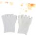 PLAFOPE 1 Pair Five Toe Gel Socks Dry Feet Gel Socks Fingerless Gloves Five Finger Socks Open Toe Socks Foot Moisturizing Socks Foot Spa Socks Open Toe Gel Socks Men Gel Feet Sock White - Buy Online on SooperMarket.com