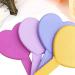 Minkissy Cosmetic Mirror Handheld Heart Shaped Cosmetic Mirror Portable Travel Mirror for Women 3 Pieces (Pink) - Buy Online on SooperMarket.com