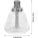 Baluue Push-down Dispenser Bottle - Empty Refillable Pump Bottle Empty Cleaner Storage Bottle for Nail Polish Remover Liquid - Buy Online on SooperMarket.com