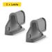 Dearlomum Retractable Baby Gate Replacement Parts - Original Hardware Set (Grey) | 2 Latches, 2 Brackets, 1 Set of Screws | Compatible with Asin B09K7GXDVT/B09K7J4PH2/B09XMRJ87H - Buy Online on SooperMarket.com