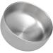 Beavorty 2-Pack Razor Soap Peel with Lid & Shaving Brush Holder | Premium Shaving Soap Bowl | Silver 11x11x6.5 cm - Ideal for Smooth Shaving - Buy Online on SooperMarket.com