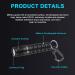 LUMINTOP EDC01 Keychain Flashlight - 200 Lumens, Pocket Size, 36 Hours Long Lasting, IPX8 Waterproof - Black - Buy Online on SooperMarket.com