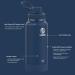 Takeya Actives 24oz Stainless Water Bottle with Insulated Spout Lid - Midnight - Buy Online on SooperMarket.com