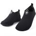 Pthtechus children aqua shoes aqua shoes for boys beach shoes girls swimming shoes quickly dry breathable non -slip water shoes light indoor shoes surfing boating 28/29 EU 3316 black