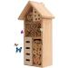 Wooden Butterfly House Safe Protective Insect House Bee Hotel Butterfly Habitat for Mason Bees Solitary Gardens Ladybugs Butterfly  - Buy Online on SooperMarket.com