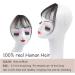 Hair Clip in Bangs Wispy Human Hair Bangs Hairpieces for Women Fringe Neat Faker Bangs with Temples Hairpieces for Party and Daily Wear(Air Bangs Natural Black) Air Bangs Natural black - Buy Online on SooperMarket.com