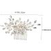 Beavorty Wedding Hair Comb Bridal Headwear Wig White Crystal Decorative Hair Comb - Buy Online on SooperMarket.com