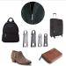 Metal Zipper Pull Replacement - Black Zipper Handle Fixer for Luggage, Suitcase, Backpack, Jacket, Bags, Coat, Boots - Buy Online on SooperMarket.com